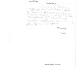 Tammy Hunt letter