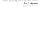 Pastor Glen Thompson's letter (page 2)